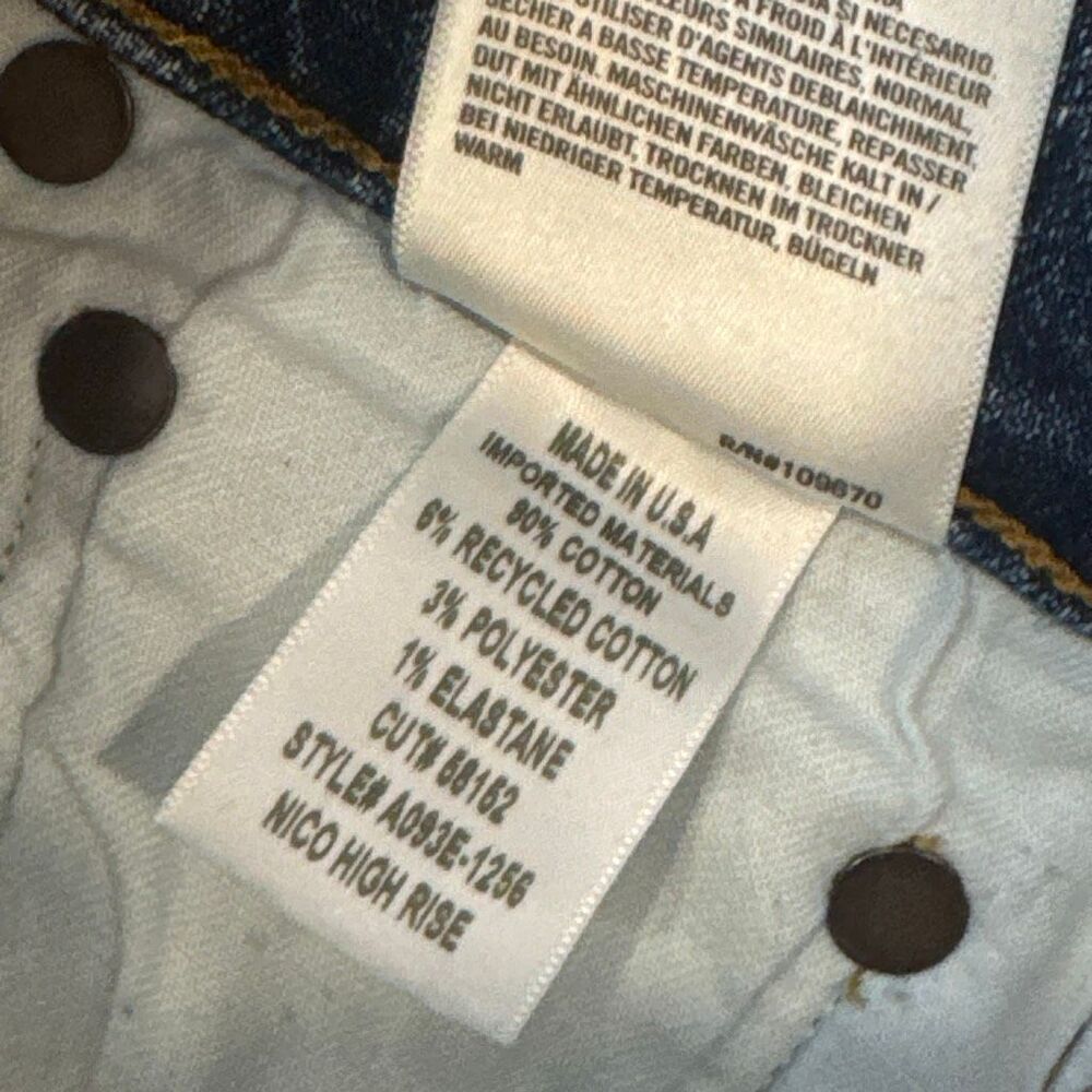 Agolde Nico High Rise jeans size 27 - Picture 4 of 6